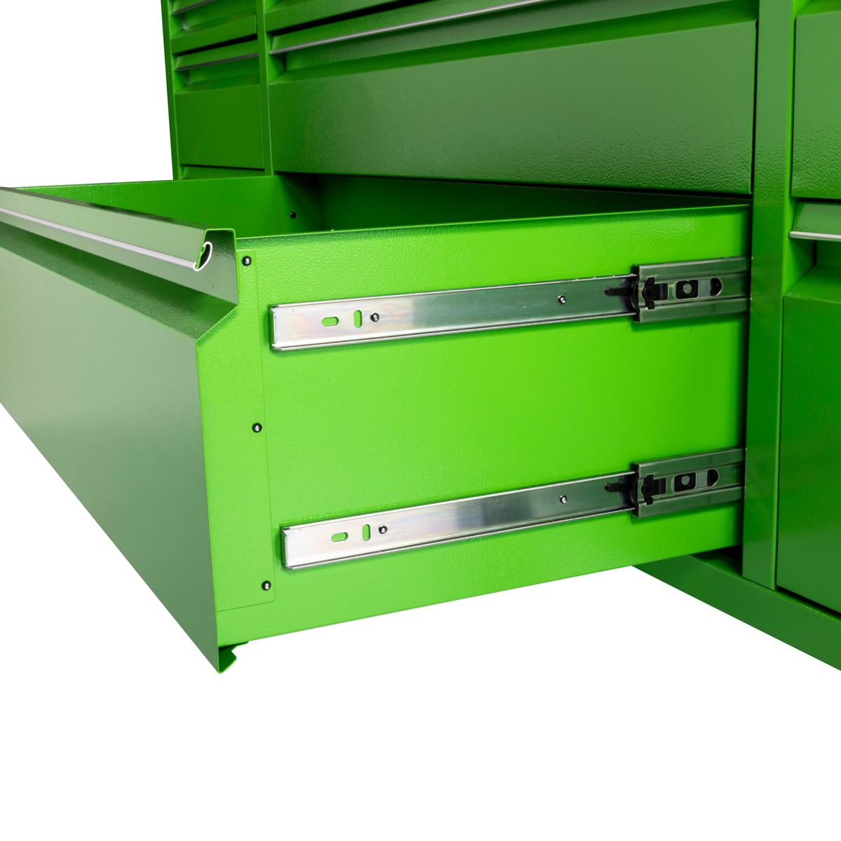 SGS 72in 15 Drawer Mobile Workbench & Heavy Duty Tool Chest | Green